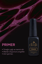 Cr-Oje Primer Şeffaf Parlak Kalıcı Oje