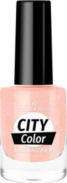 Golden Rose City Color Nail Lacquer 81 Pembe Parlak Simli Oje