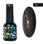 Mojo Base Coat 001 Siyah Işıltılı Kalıcı Simli Oje