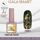 Gala Smart Yukki 2 Çok Renkli Işıltılı Kalıcı Simli Oje