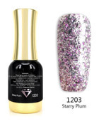Venalisa Platinum Starry Plum 1203 Mor Işıltılı Kalıcı Simli Oje