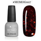 Momo G007 Kırmızı Işıltılı Kalıcı Simli Oje