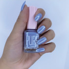 Pastel Pure 612 Gümüş Işıltılı Simli Oje