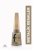 Flormar Star Shine Nail Enamel 31 Altın Sarısı Metalik Oje