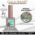 Gala Smart Festival F3 Mavi Işıltılı Kalıcı Simli Oje