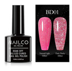 NailCo Disko Reflective NC085 Pembe Işıltılı Kalıcı Simli Oje