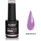 Roniki Warm Winter 04 Lila Parlak Kalıcı Oje