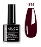 NailCo NC034 Bordo - Siyah Parlak Kalıcı Oje