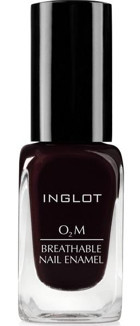 Inglot O2M Breathable Nail Enamel 691 Siyah Parlak Oje