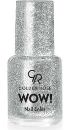 Golden Rose Wow! 201 Gümüş Işıltılı Simli Oje