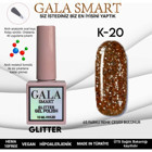 Gala Smart Glitter K20 Kahverengi Işıltılı Kalıcı Simli Oje