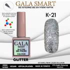 Gala Smart Glitter K21 Gümüş Işıltılı Kalıcı Simli Oje
