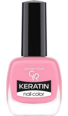 Golden Rose Keratin Nail Color 27 Pembe Parlak Oje