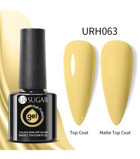 Ursugar Color Base URH063 Sarı Mat Kalıcı Oje