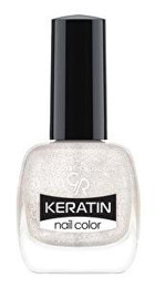Golden Rose Keratin Nail Color 93 Gümüş Işıltılı Simli Oje