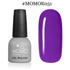 Momo K051 Mor Parlak Kalıcı Oje