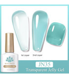 Born Pretty JN35 Mavi Işıltılı Kalıcı Oje
