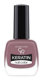 Golden Rose Keratin Nail Color 64 Mor Parlak Oje
