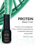 Cr-Oje Protein Base Şeffaf Parlak Kalıcı Oje
