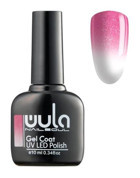 Wula Nailsoul Termo 642 Beyaz-Pembe Işıltılı Kalıcı Simli Oje