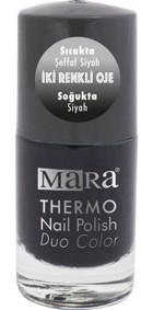 Mara Thermo Siyah Parlak Kalıcı Oje