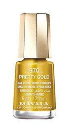 Mavala Pretty Gold 970 Altın Sarısı Parlak Kalıcı Oje