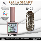 Gala Smart Glitter K24 Kahverengi Işıltılı Kalıcı Simli Oje