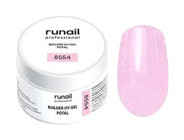 Runail Builder 8554 Pembe Sedefli Kalıcı Simli Jel Oje