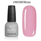 Momo K091 Pembe Parlak Kalıcı Oje