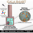 Gala Smart Festival F5 Turuncu Işıltılı Kalıcı Simli Oje