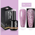 Born Pretty Pro New Series BG106 Lila Işıltılı Kalıcı Simli Jel Oje