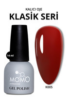 Momo K05 Bordo Parlak Kalıcı Oje