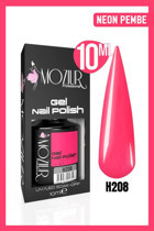 Moziur H208 Pembe Neon Kalıcı Oje
