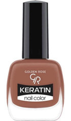 Golden Rose Keratin Nail Color 22 Kahverengi Parlak Oje