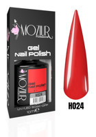 Moziur H024 Kırmızı Parlak Kalıcı Oje