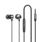 Recci Recci REP-L37 Silikonlu Mikrofonlu 3.5 mm Jak Kablolu Kulaklık Siyah