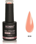 Roniki Honey KE63 Pembe Parlak Kalıcı Oje