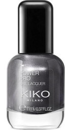Kiko Milano Power Pro Smokey Nails 244 Gri Parlak Simli Oje