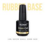 Roniki Rubber Base Sarı Parlak Kalıcı Oje