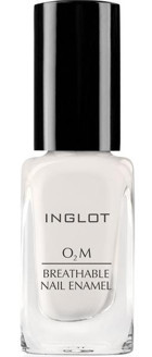 Inglot O2M Breathable Nail Enamel 601 Beyaz Parlak Oje
