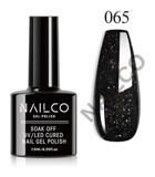 NailCo NC065 Siyah Işıltılı Kalıcı Simli Oje