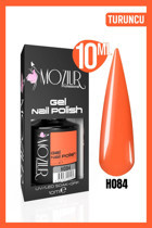 Moziur H084 Turuncu Parlak Kalıcı Oje