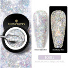 Born Pretty Reflective Glitter RS01 Gümüş Işıltılı Kalıcı Simli Oje
