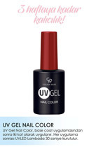 Golden Rose Uvgel 127 Kırmızı Parlak Oje
