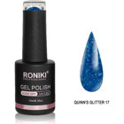 Roniki Queen's Glitter 17 Pembe Işıltılı Kalıcı Simli Oje