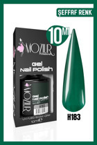 Moziur H183 Yeşil Parlak Kalıcı Oje