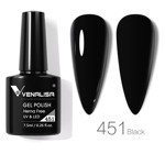 Venalisa Uv Led Hema Free 451 Siyah Parlak Kalıcı Oje