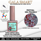 Gala Smart Festival F8 Çok Renkli Işıltılı Kalıcı Simli Oje