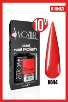 Moziur H044 Kırmızı Parlak Kalıcı Oje