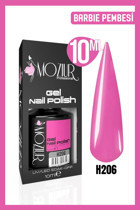 Moziur Barbie Serisi H206 Pembe Parlak Kalıcı Oje